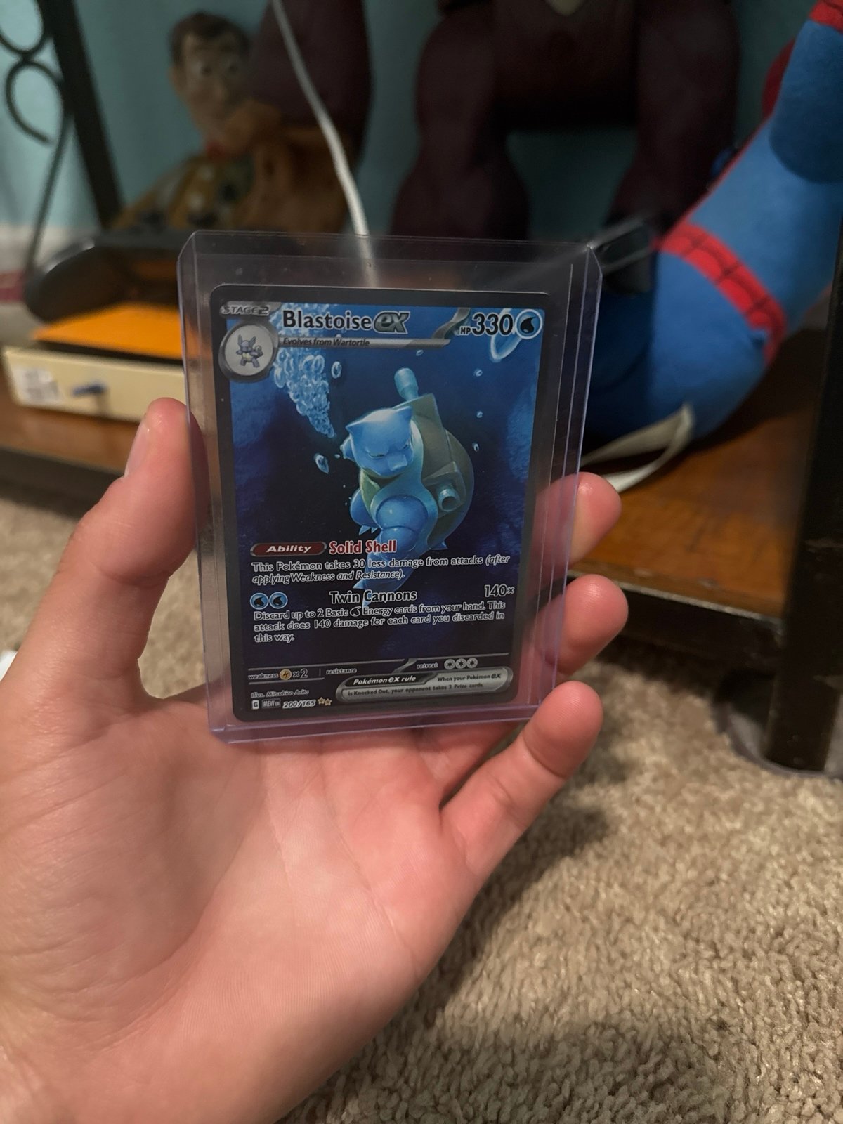 Blastoise ex 200/165 Alt Art SIR Scarlet & Violet 151 Pokemon