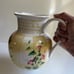 Botanical Flowers Ceramic Pitcher / Vase. Spring / Summer Print.