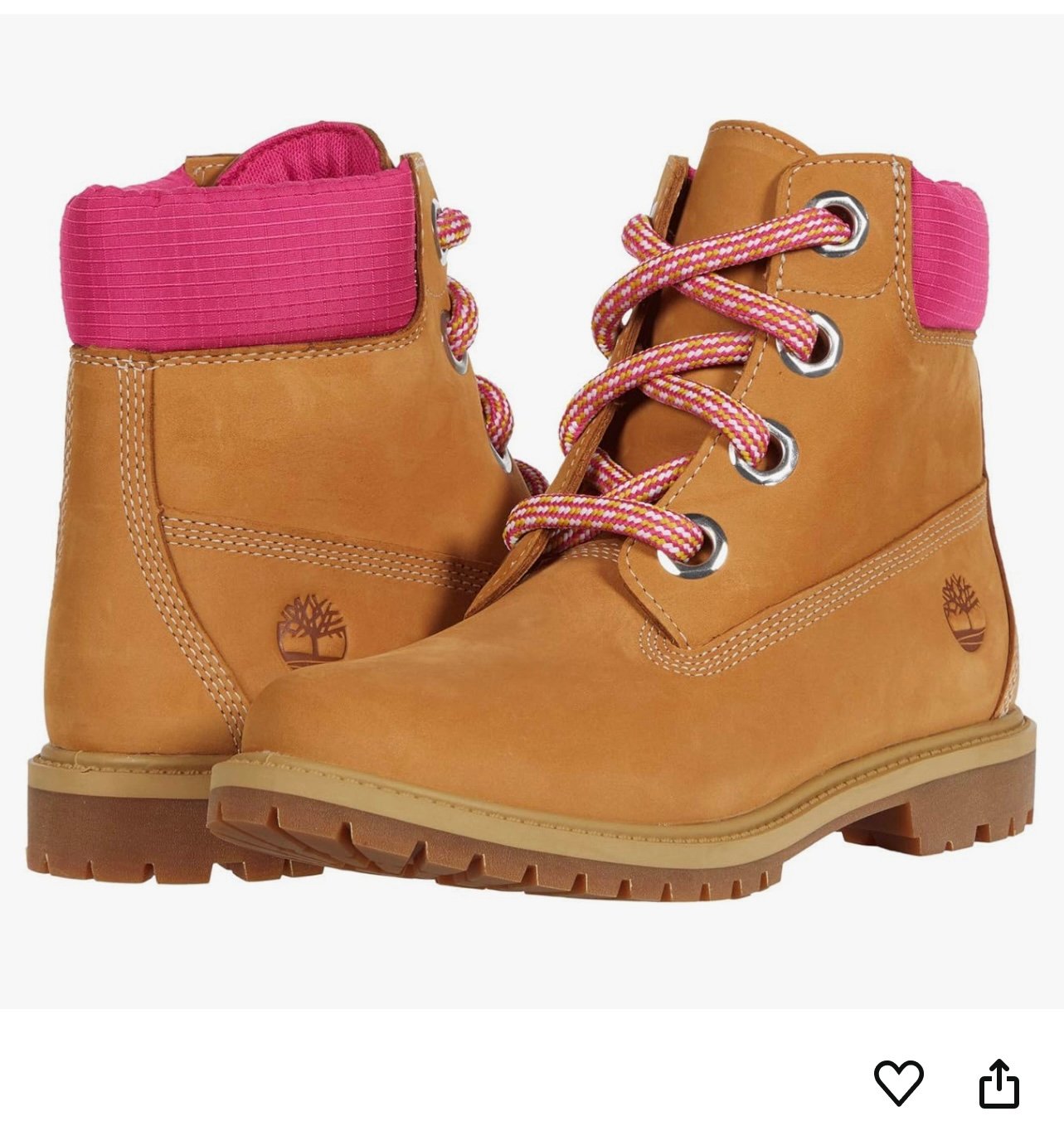 Timberland 6 Heritage Waterproof Convenience Lace Boot Wheat Full Grain Sz 8.5