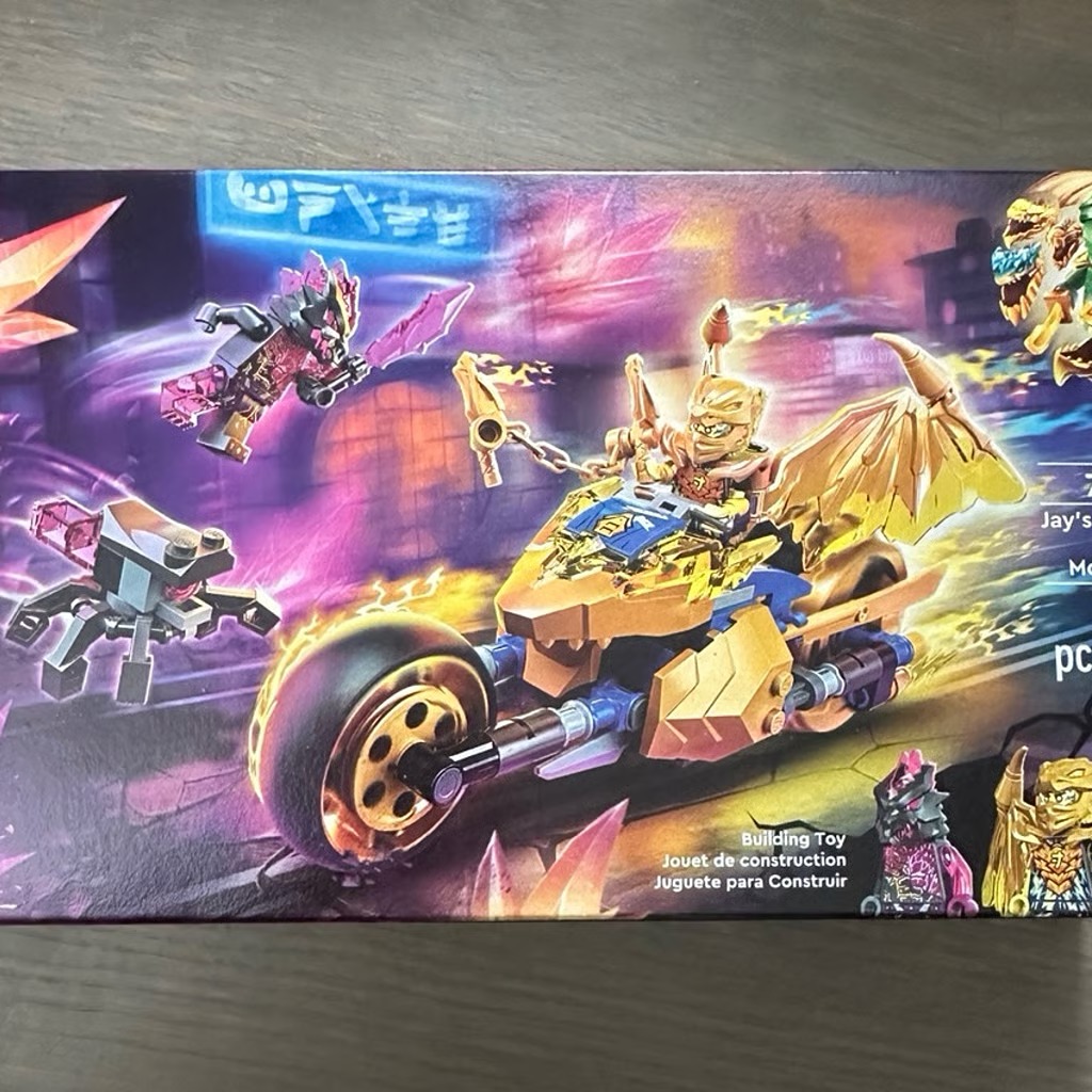 LEGO #71768 JAY'S GOLDEN DRAGON MOTORBIKE NINJAGO BRAND NEW FACTORY SEALED