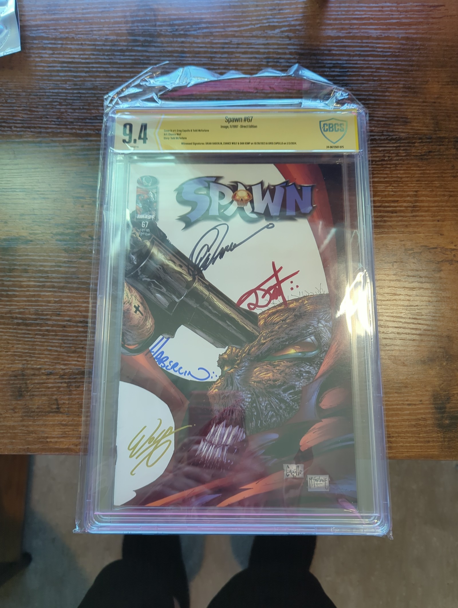Spawn #67 4x signed 9.4 CBCS