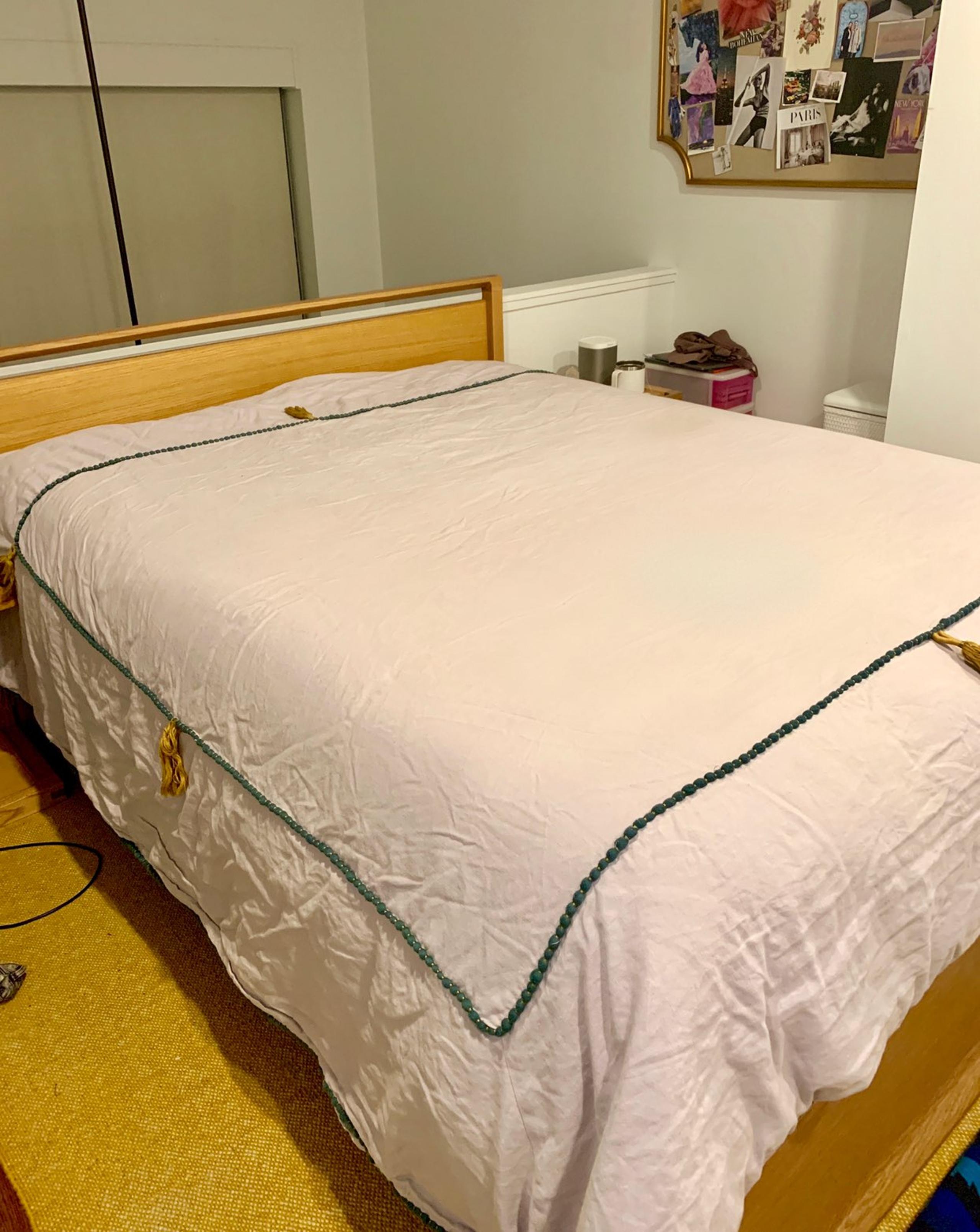Anthropologie Lilac Queen Bedspread