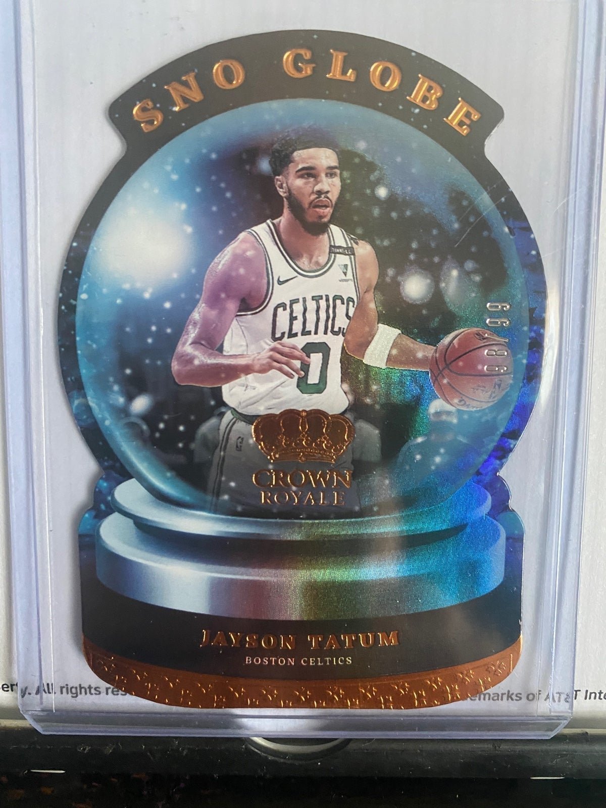 2021-22 Crown Royale Basketball Jayson Tatum BRONZE /99 Sno Globe SSP Celtics