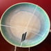 Rachel Roy- Melamine Set of 4, 11” Dinner Plates Green Blue Ocean Tie Dye-NWT