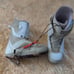 Burton Mint Snowboard Boots Women's size 10 white with purple accents