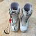 Burton Mint Snowboard Boots Women's size 10 white with purple accents