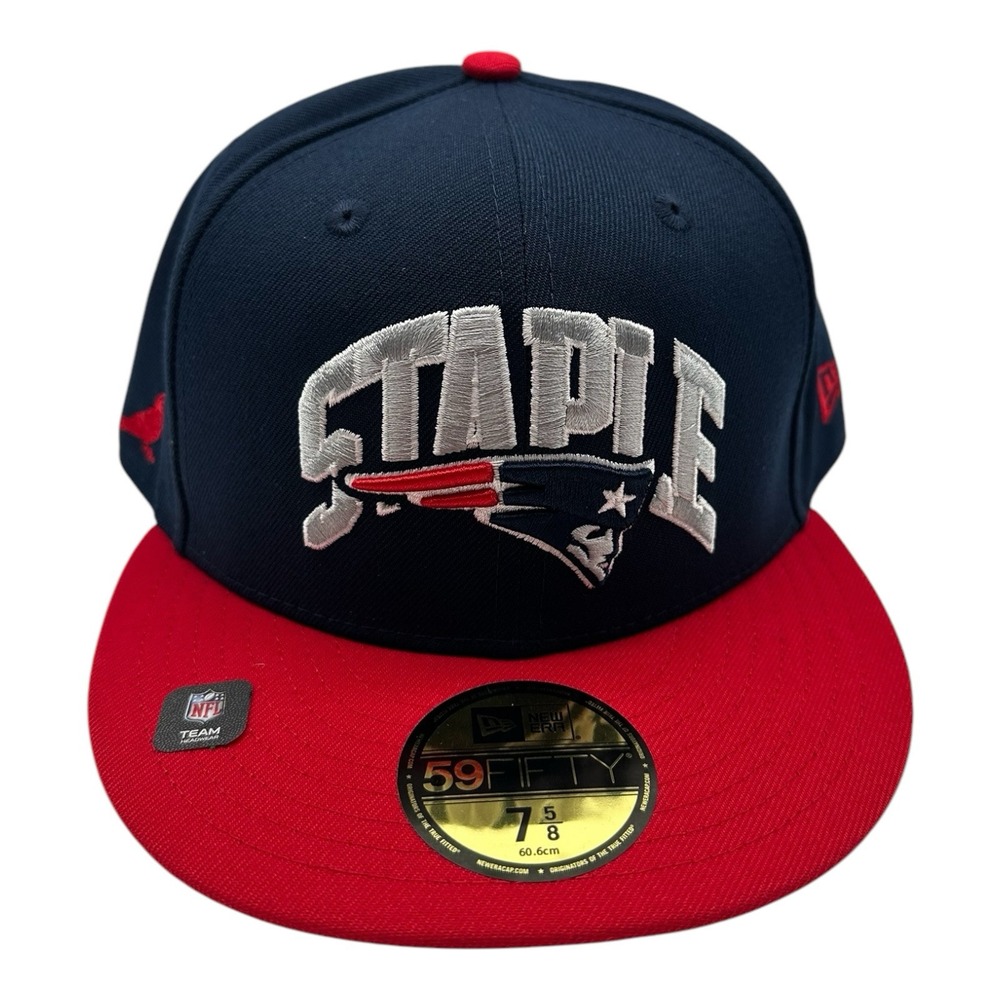 New Era x Staple New England Patriots 59FIFTY Hat Cap 7 5/8 Fitted NFL Football