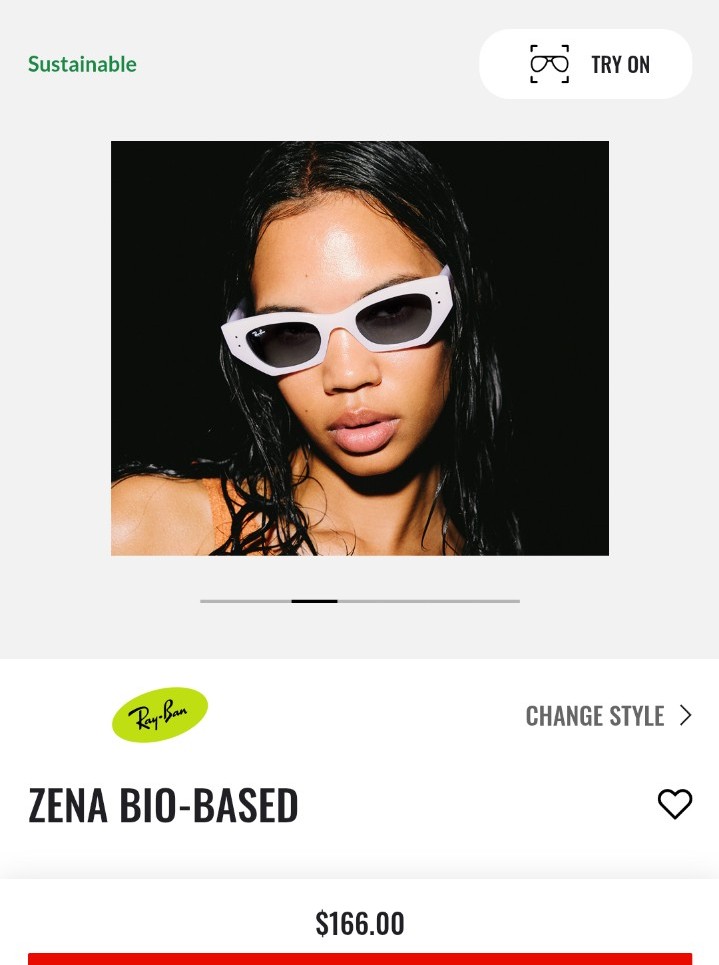 【RayBan】ZENA サングラス ユニセックス 関税送料込み レイバン公式ストア】 Ray-Ban® ZENA BIO-BASED サングラス