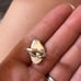 Vintage Navajo Malachite Sterling Silver Ring