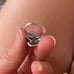 Vintage Navajo Malachite Sterling Silver Ring
