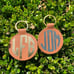 Personalized monogram keychain