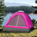 BRAND NEW! Hot Pink 2-Person Dome Tent - Fast Easy Setup. Girls Camping Gear