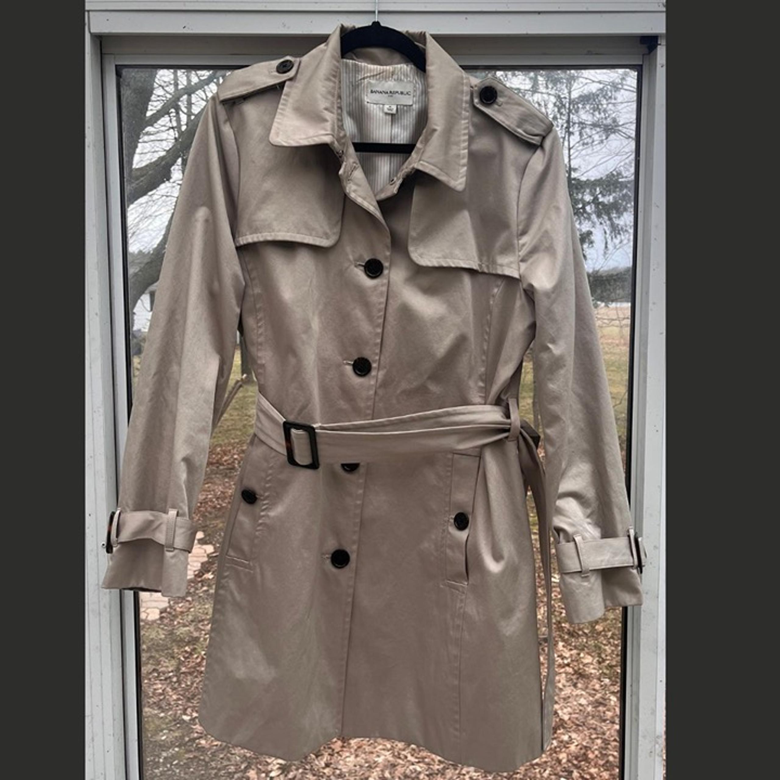 Banana Republic Classic 2011 Trench Coat Women's Size XL