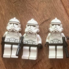 3 Almost Perfect Cheap Value Lot of Three P3 Classic style Lego Star Wars clones