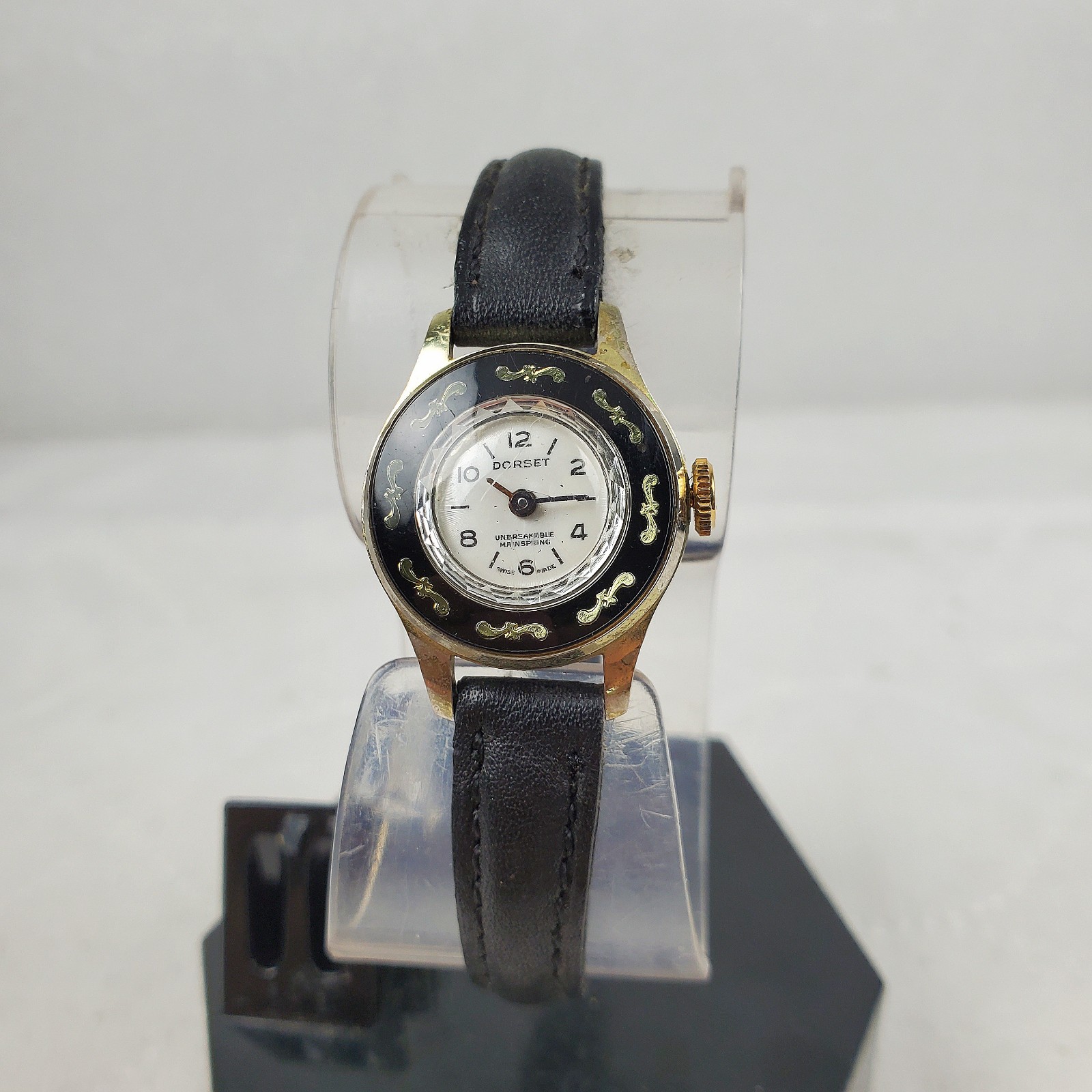 RARE VINTAGE DORSET SWISS MADE MECHANICAL HANDWIND WOMEN'S WATCH AS IS