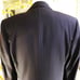 Men's ●【Louis Vuitton】Italian-made Black Pin-striped Jacket●