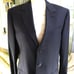 Men's ●【Louis Vuitton】Italian-made Black Pin-striped Jacket●