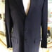 Men's ●【Louis Vuitton】Italian-made Black Pin-striped Jacket●