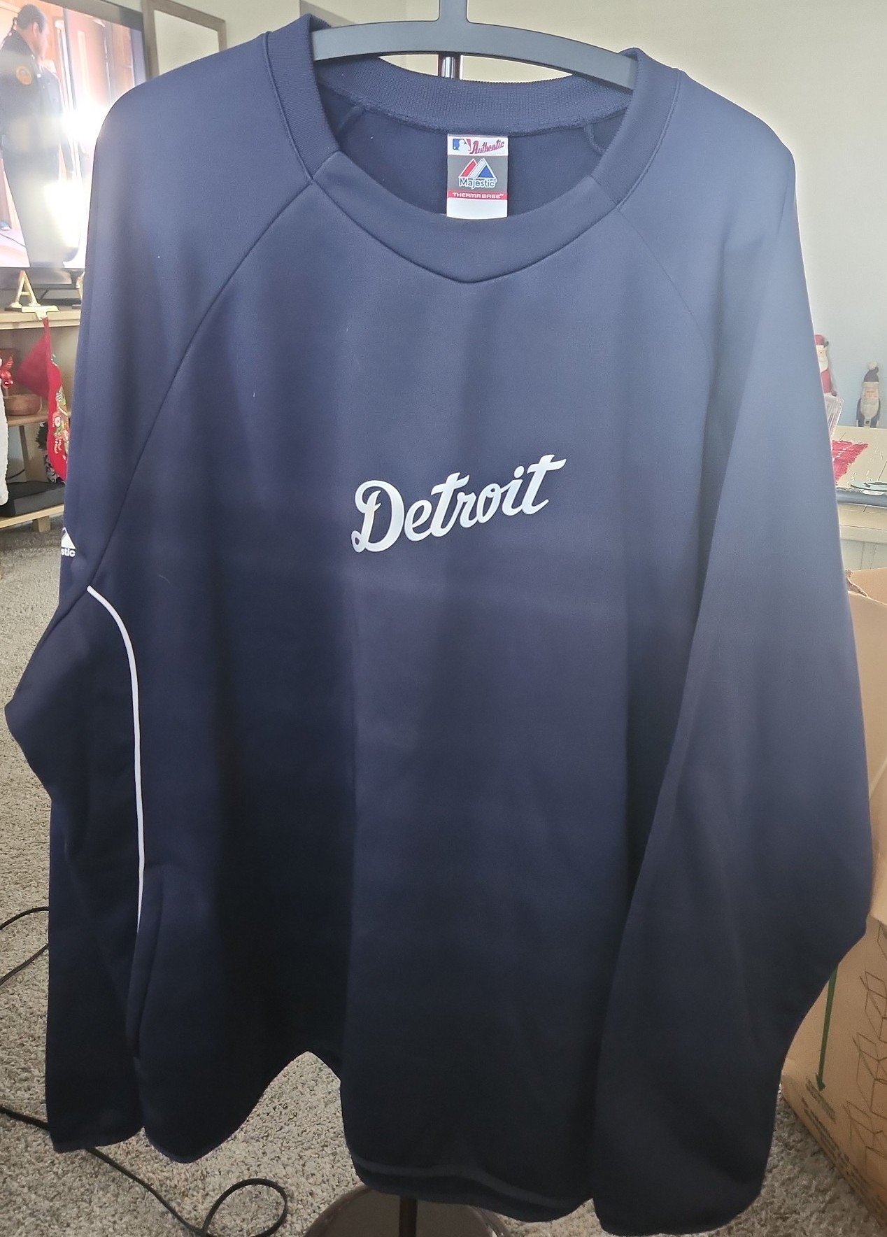Detroit Tigers Majestic 3xl Long Sleeve