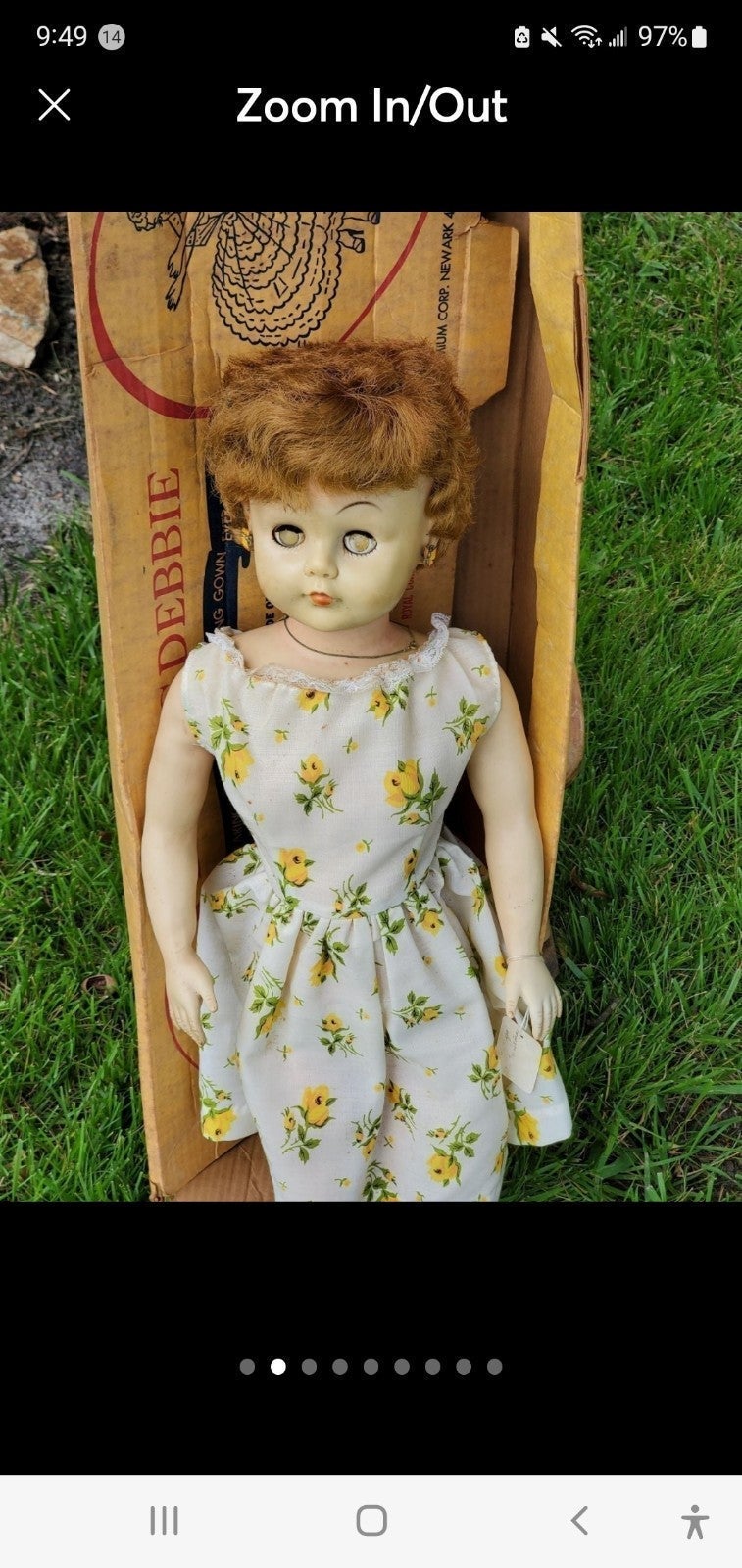 Vintage Large 1950's Darling Debbie Doll shops 28