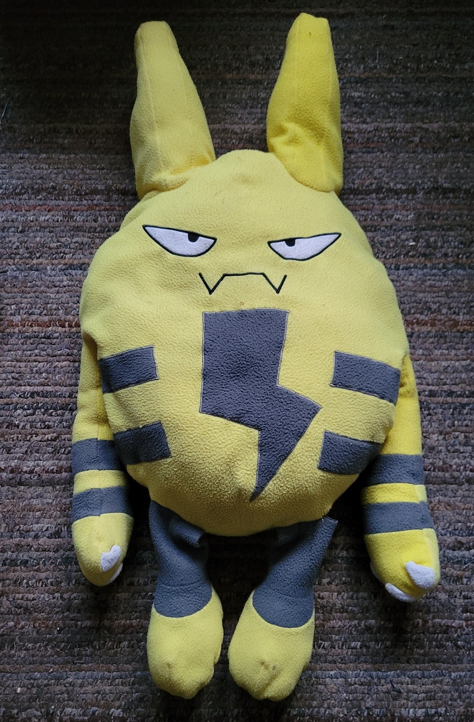 Vintage Giant elekid cuddle pillow