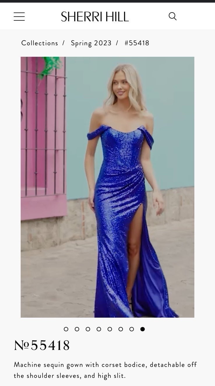 sherri hill prom dress #55418