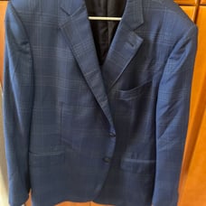 Blue Ermenegildo Zegna Suit Jacket - 52R US/62R EU
