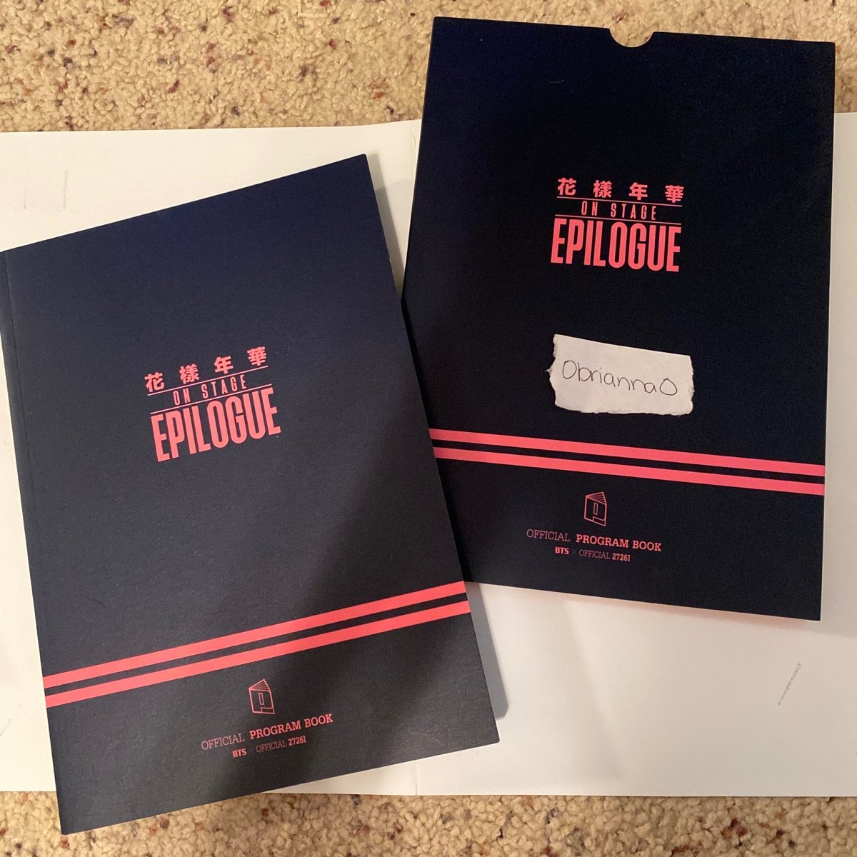 Rare Official BTS Epilogue Program Book