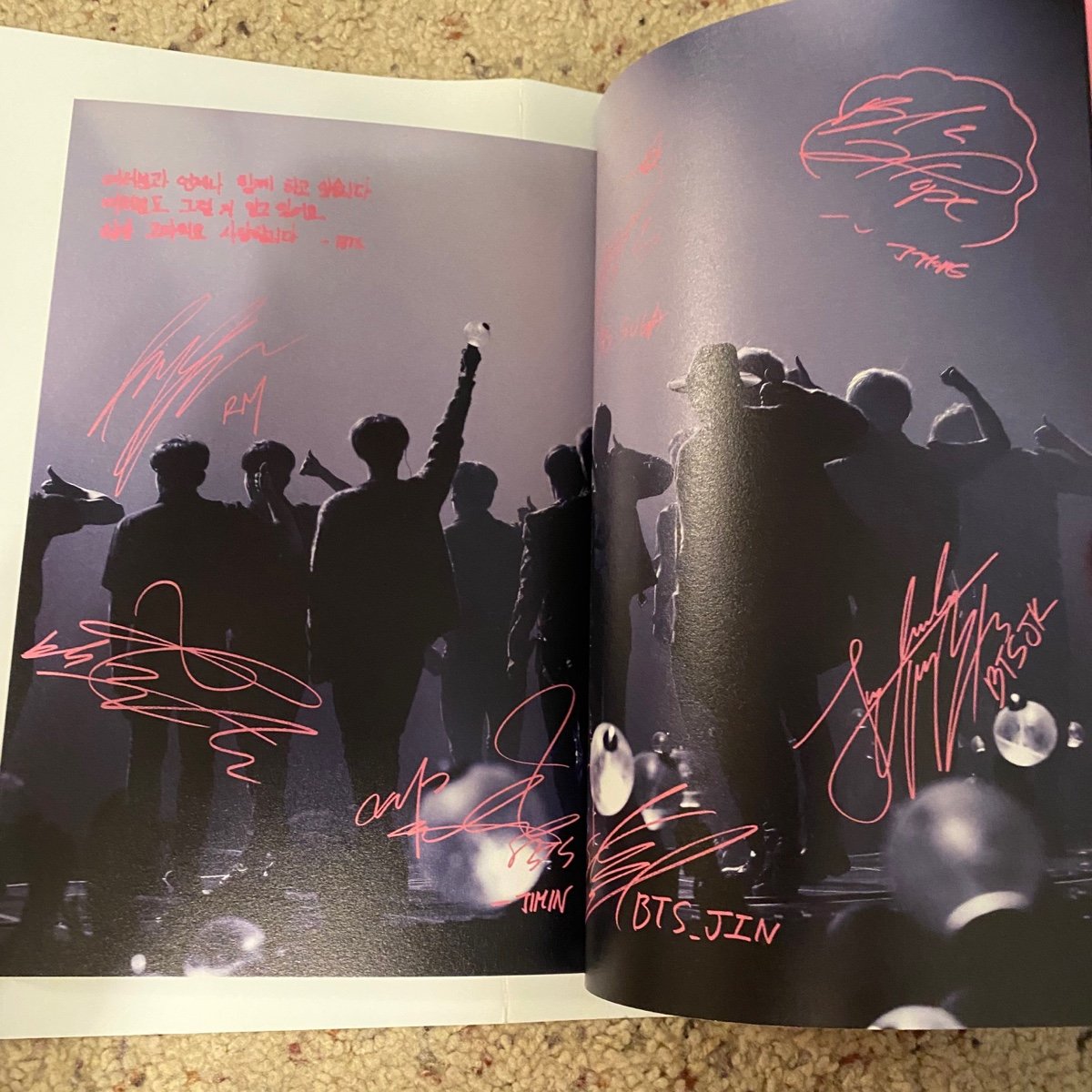 Rare Official BTS Epilogue Program Book CD