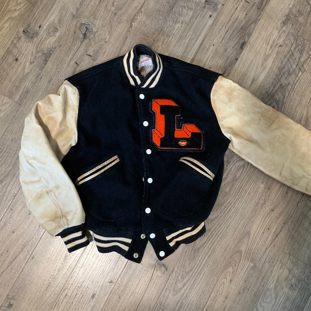 vintage letterman varsity jacket