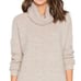 360Cashmere Cowl Neck Cable Knit Sweater