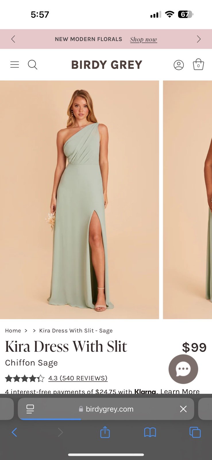 Buddy Grey Bridesmaid Dress