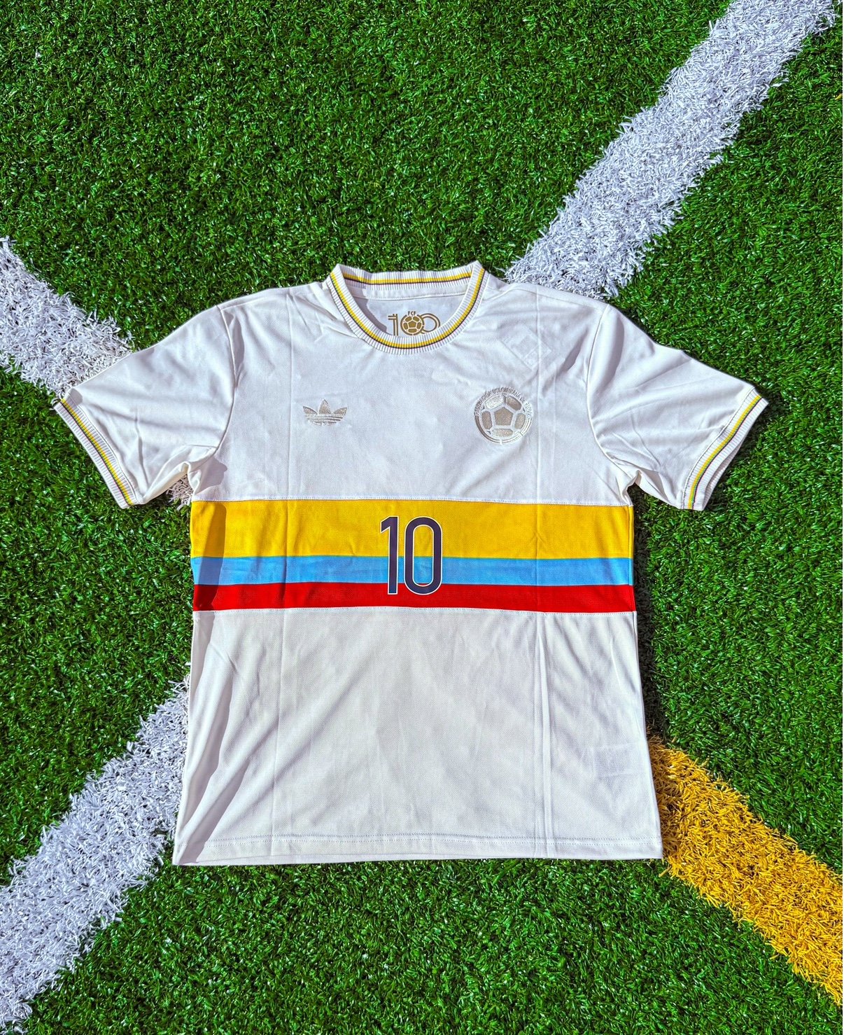Colombia 100 Year Anniversary Special Edition James #10 – Soccer Jersey Size XL