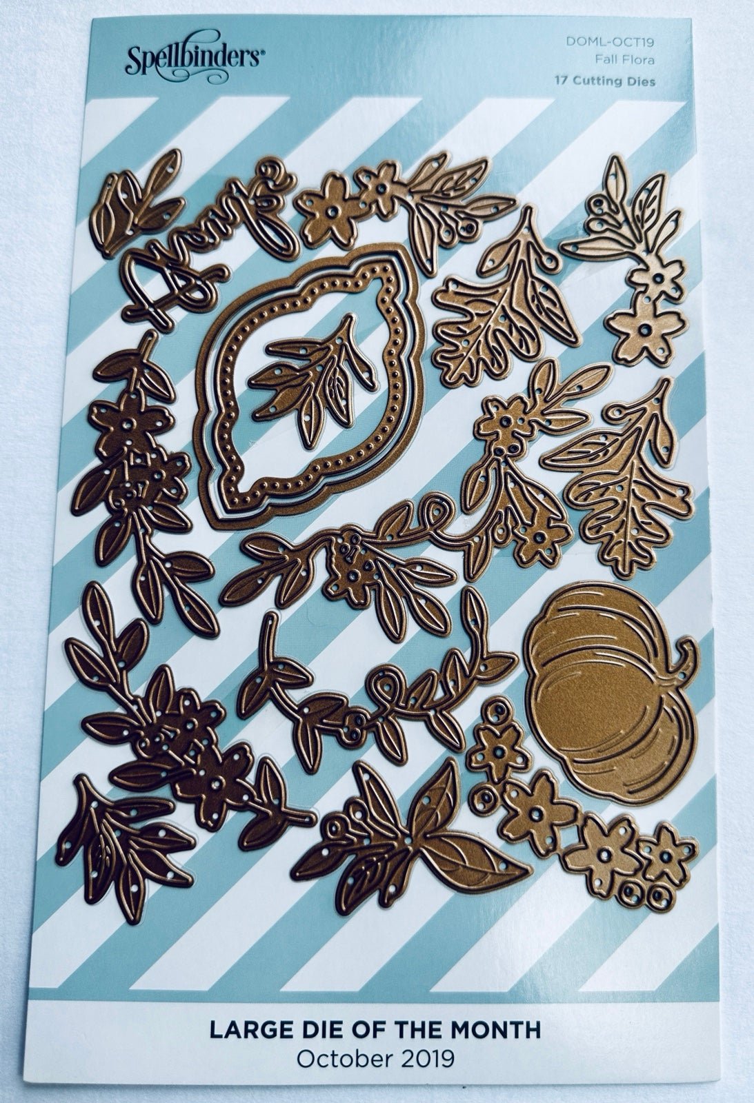 Spellbinders Large Die of the Month set - October 2019 - Fall Flora