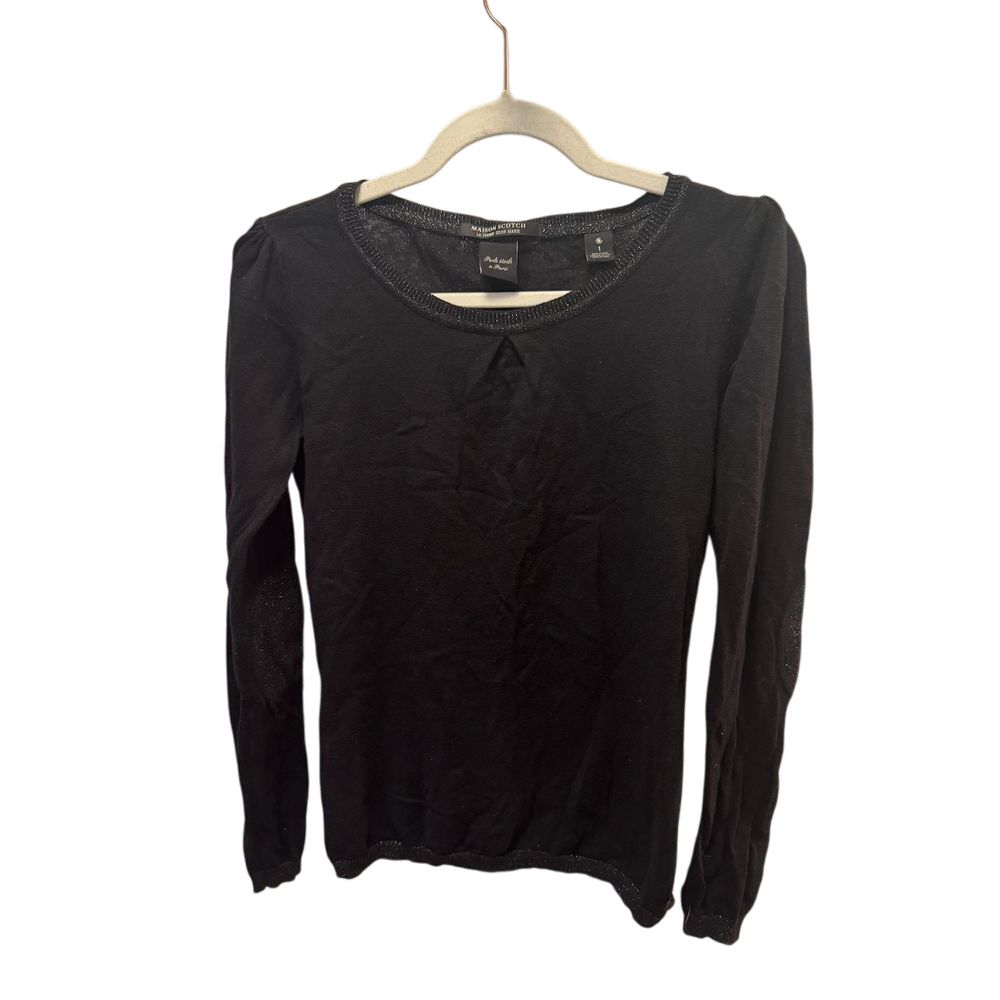 Scotch & Soda Cotton/Wool Sweater with Sparkles