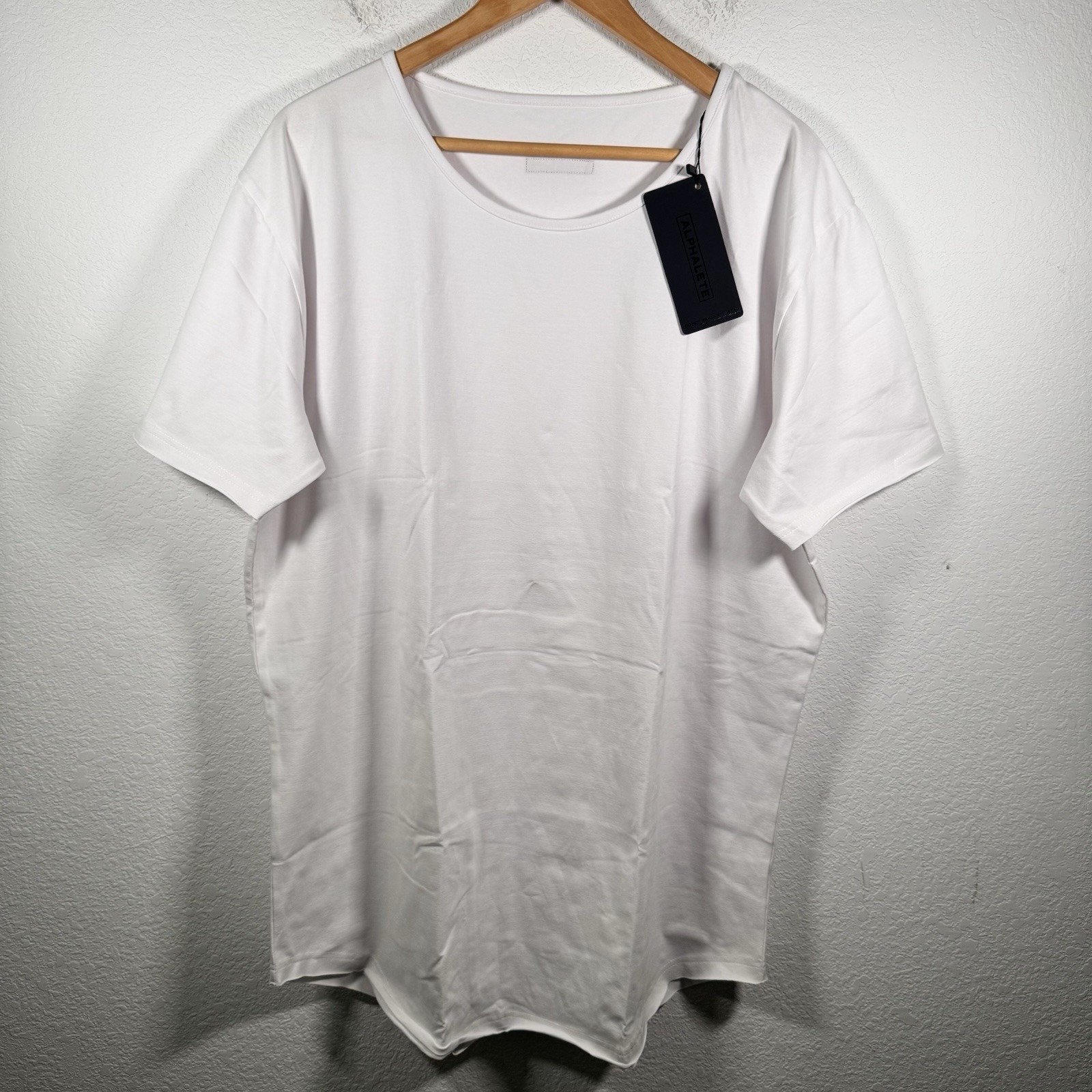 NWT!! Alphalete Men's White Shirt | Size XXL