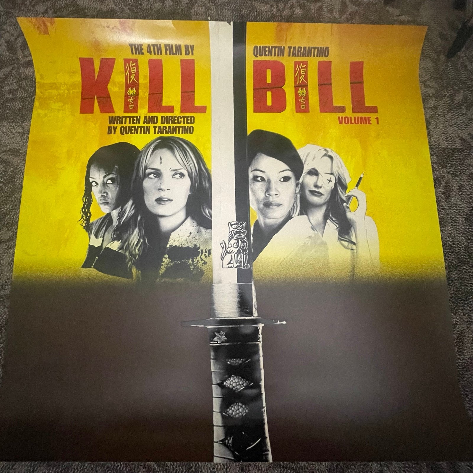 Kill Bill promotional poster Large 48x48
