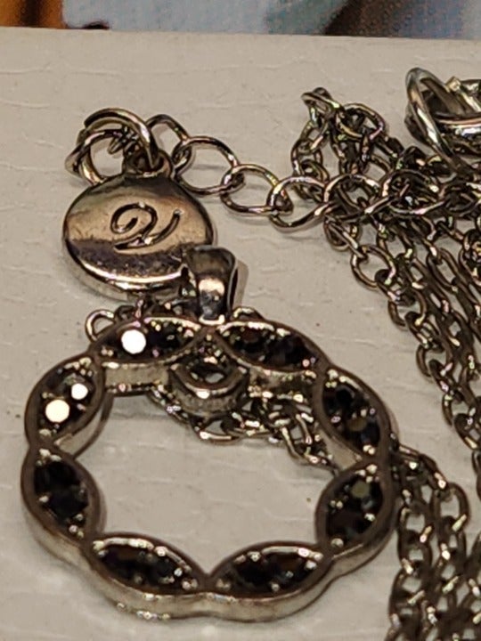#1724, SWAROVSKI shops SIGNED NECKLACE, 12