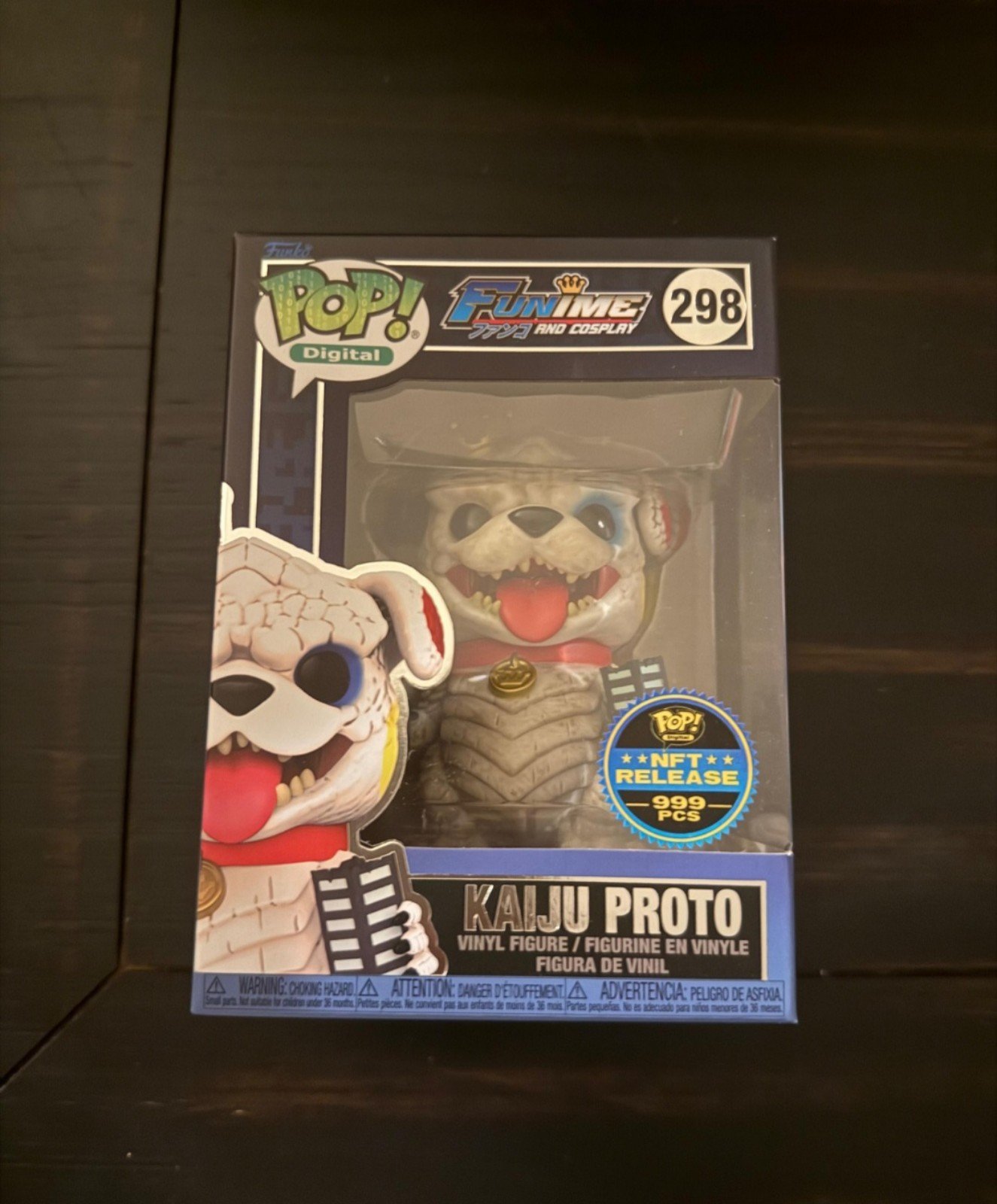 Funime Funko Pop digital pop nft Kaiju Proto funko pop #298 grail 999 pieces