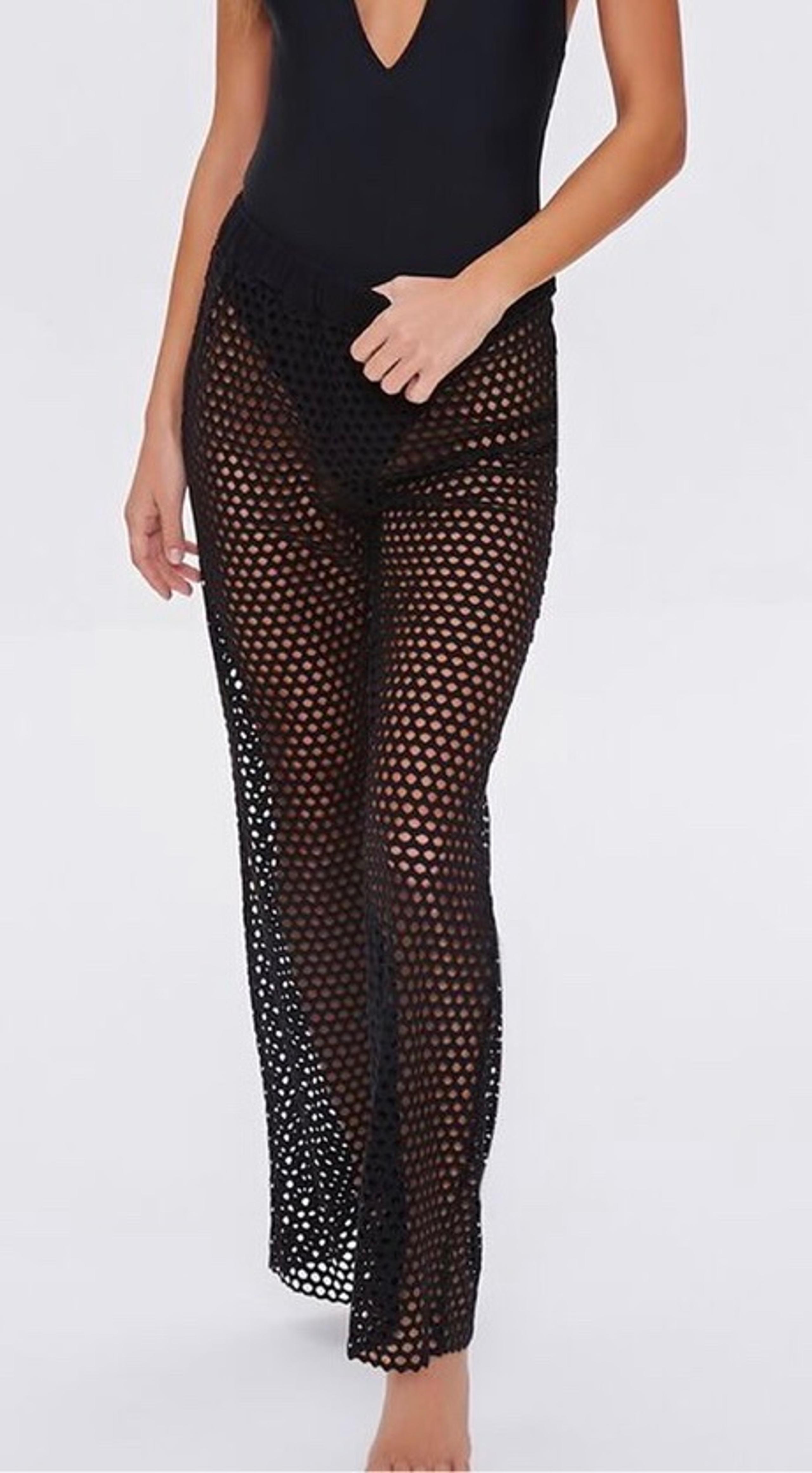Forever 21 Jersey Mesh Swimsuit Coverup Pants