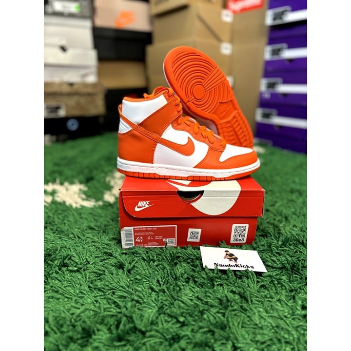 Nike Dunk High Syracuse Orange White 2021 DDB2179-100 Gs 4.5Y