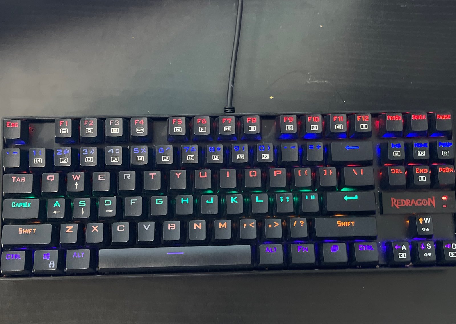 RGB REDRAGON GAMING KEYBOARD AND MOUSE SET