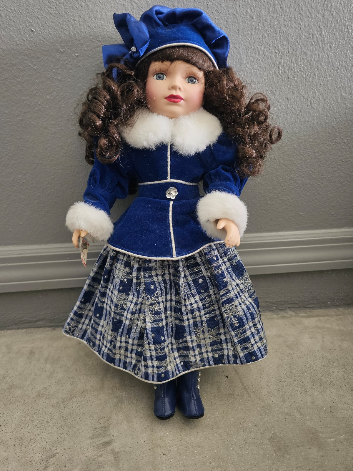 Vintage American Style Porcelain Doll