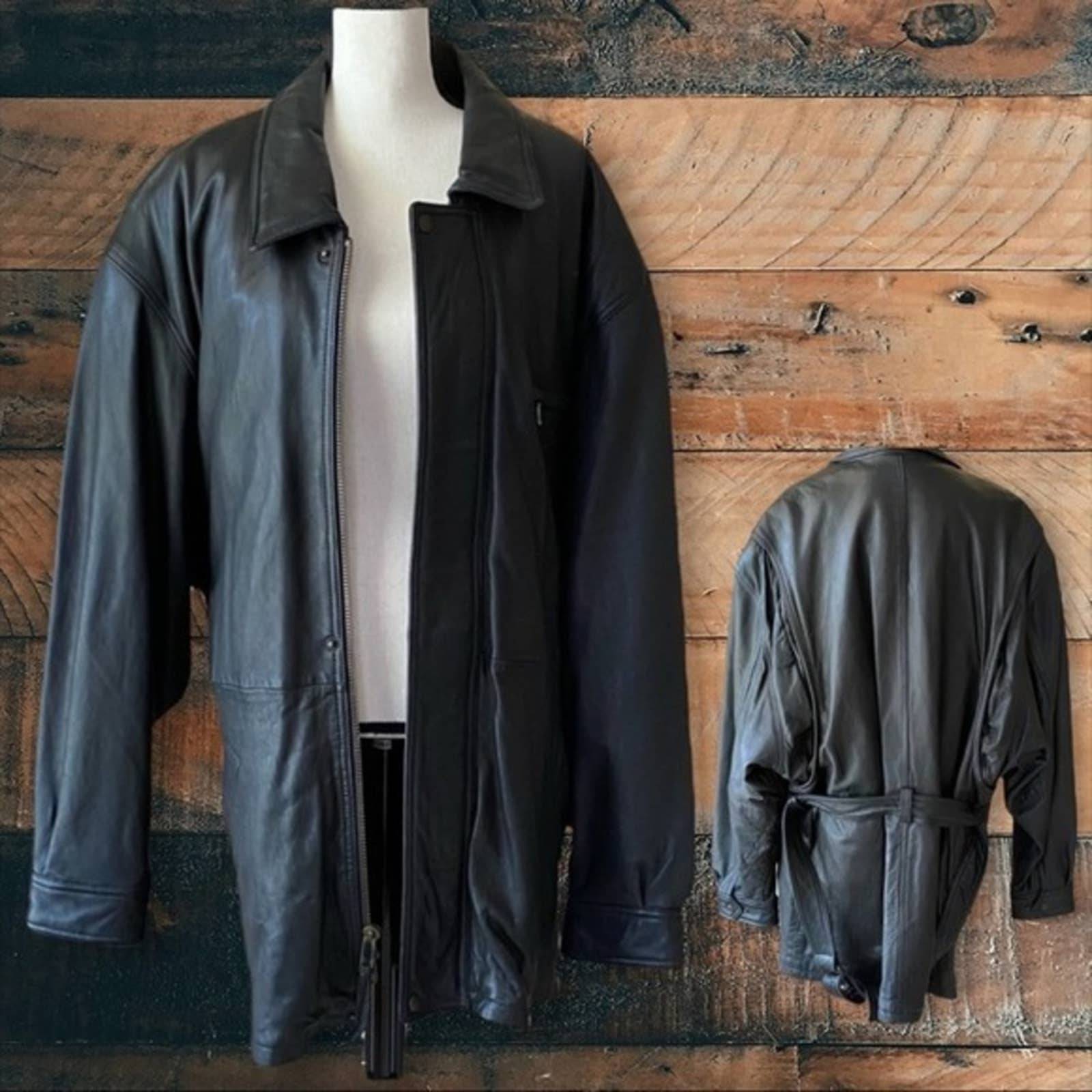bachrach leather jacket