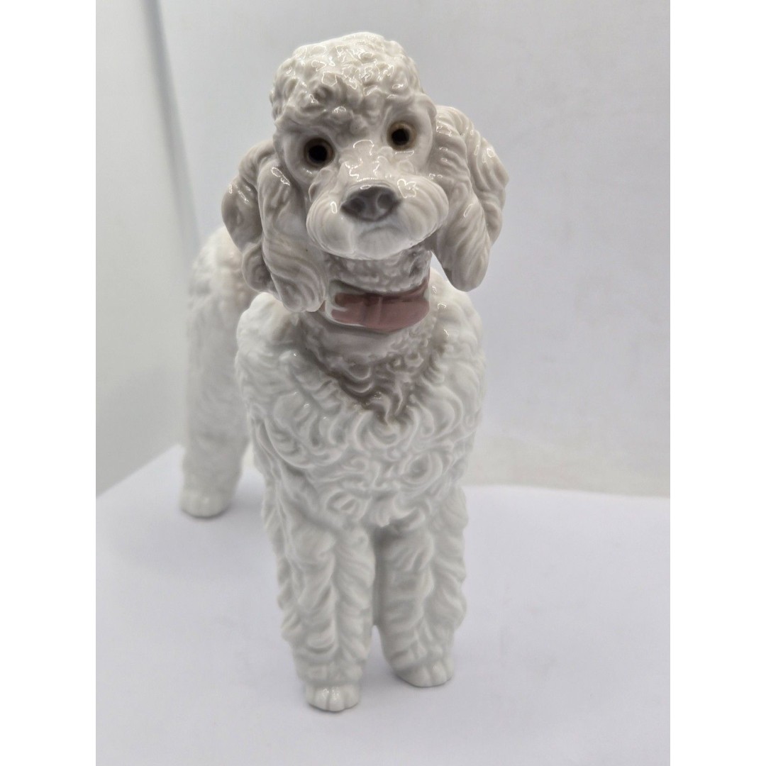 Vintage Rare LLADRO Wooly Poodle Dog Figurine Matte, Spain