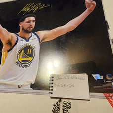 Autographed Klay Thompson 16x20