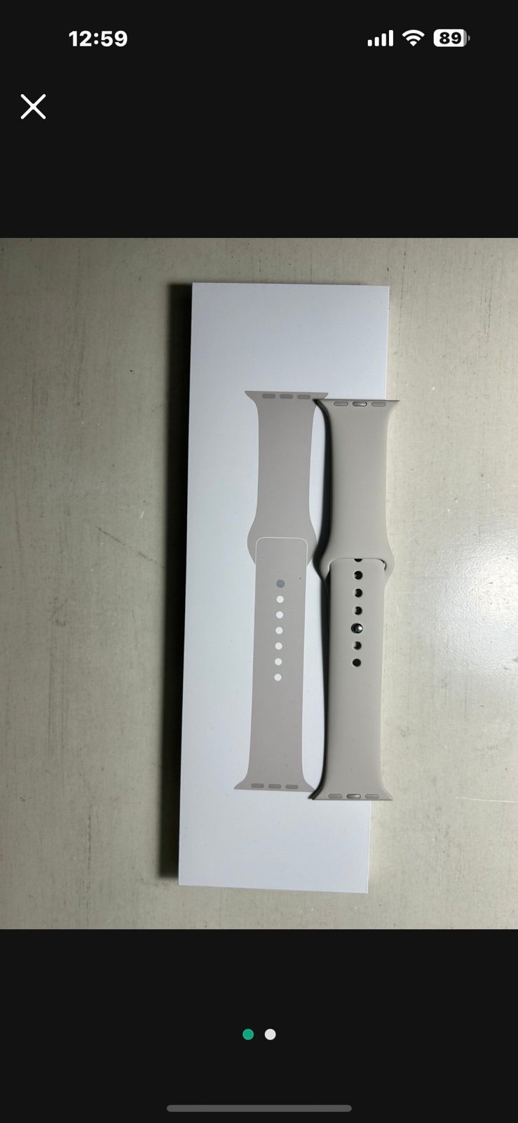 Apple Watch Original Med/large watch band Starlight