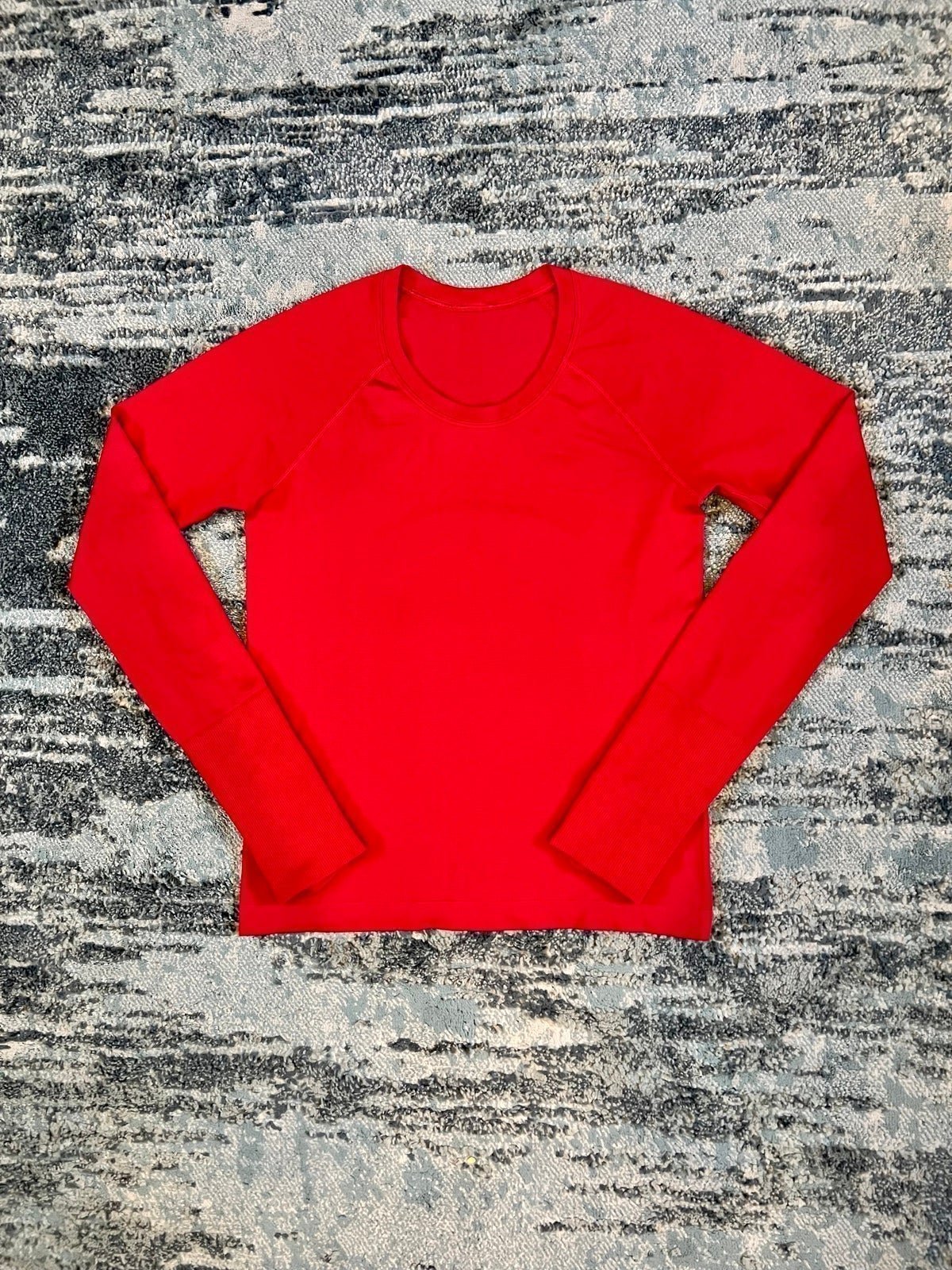 Lululemon Swiftly Tech Long Sleeve 2.0 *Race Size 6 In Dark Red
