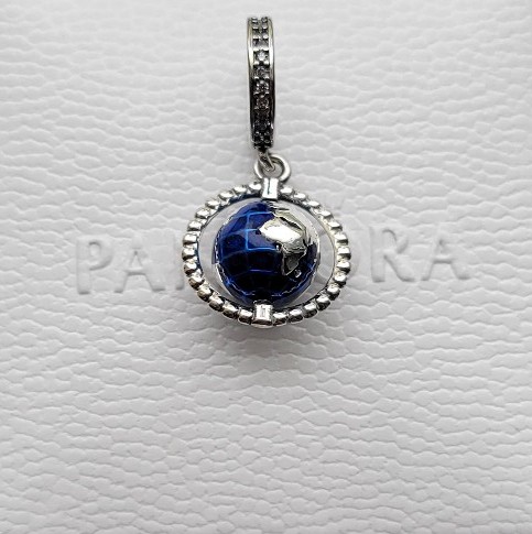 Pandora Spinning Globe Charm