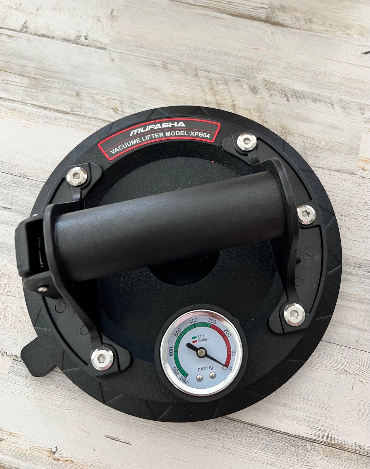 Electric Suction Cup Lifter for Stone, Glass, and Porcelain – 297 lbs Vertical,